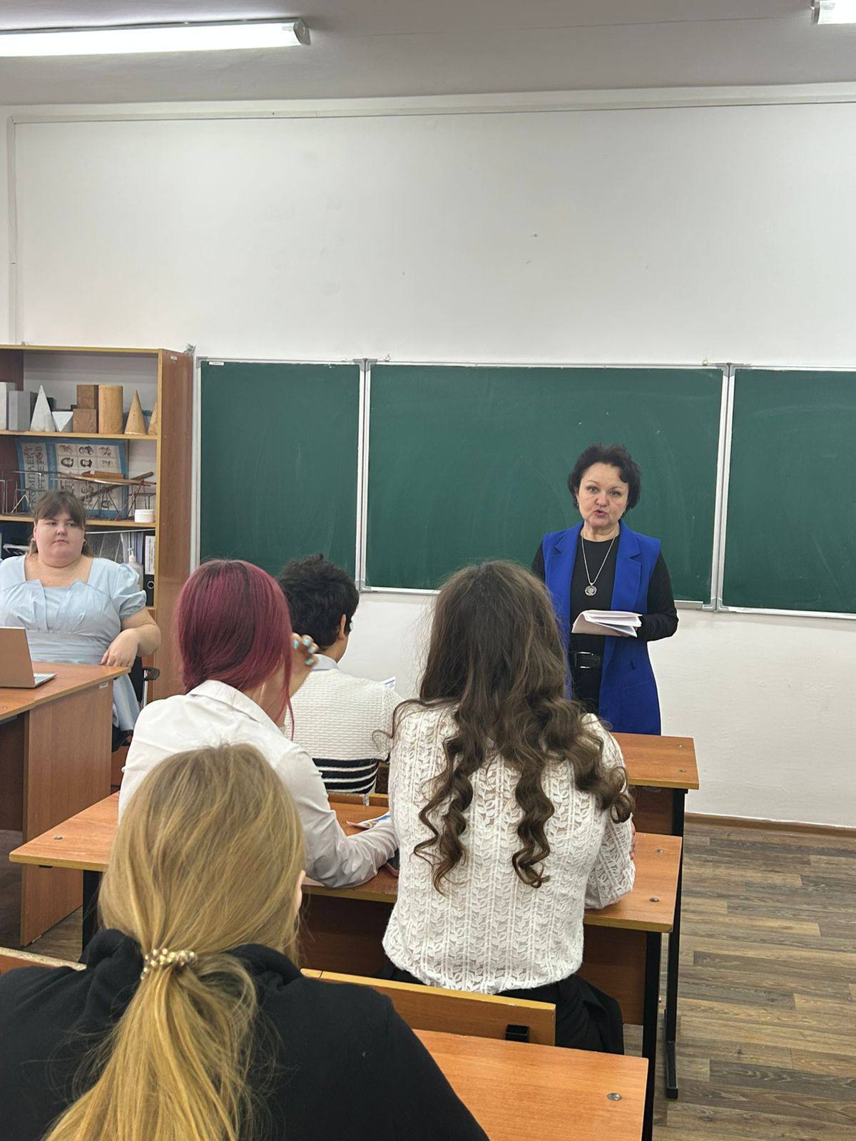 Средней школе № 18 профориентационное мероприятие посетила Чирцова Олеся Николаевна